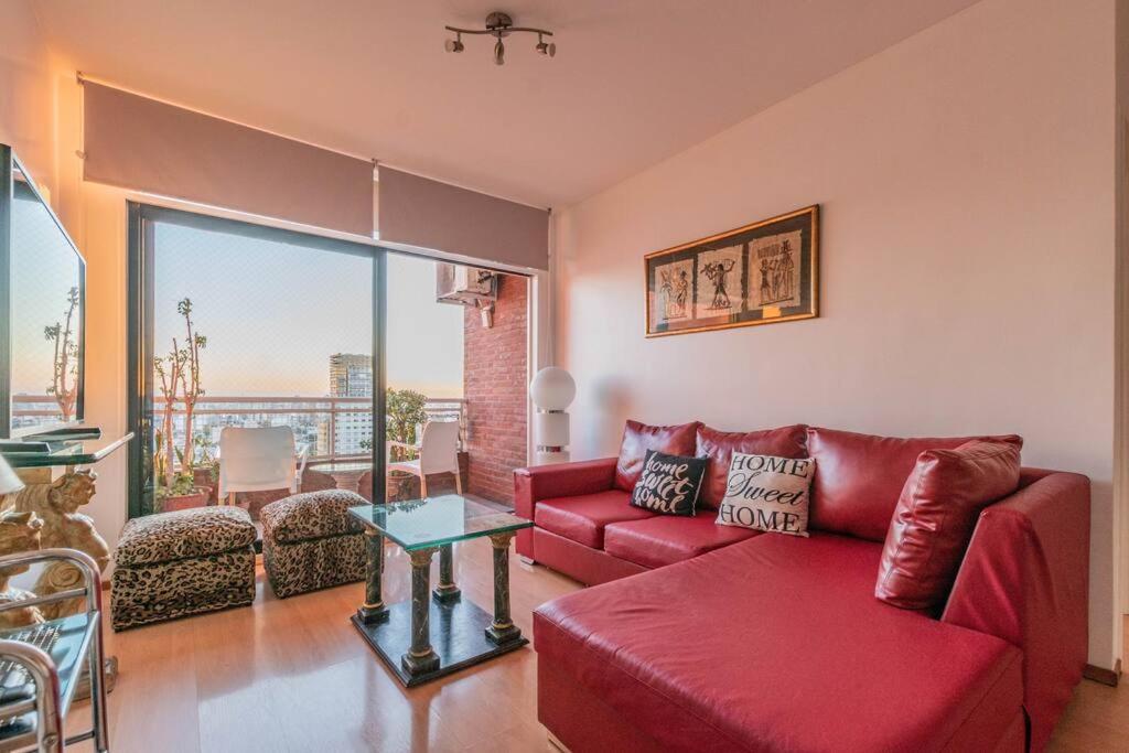 Vista panoramica piso 20, seguridad 24 hs, piscina & jardin, cochera disponible para alquilar Palermo Soho