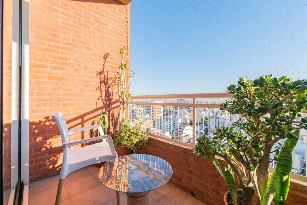 Vista panoramica piso 20, seguridad 24 hs, piscina & jardin, cochera disponible para alquilar Palermo Soho
