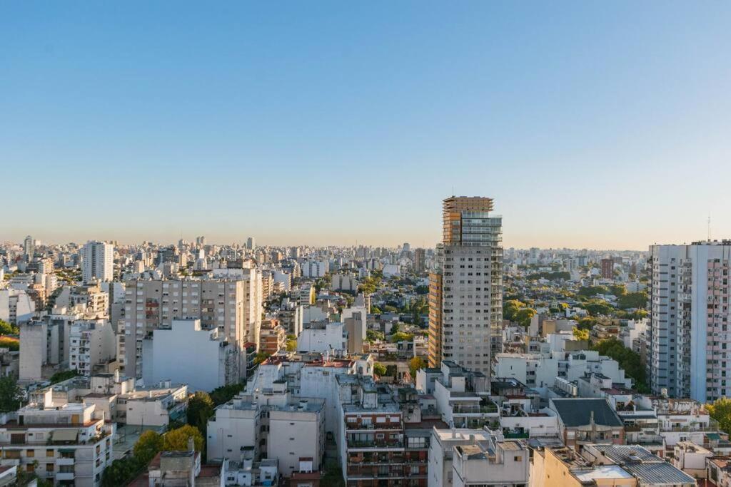 Vista panoramica piso 20, seguridad 24 hs, piscina & jardin, cochera disponible para alquilar Palermo Soho