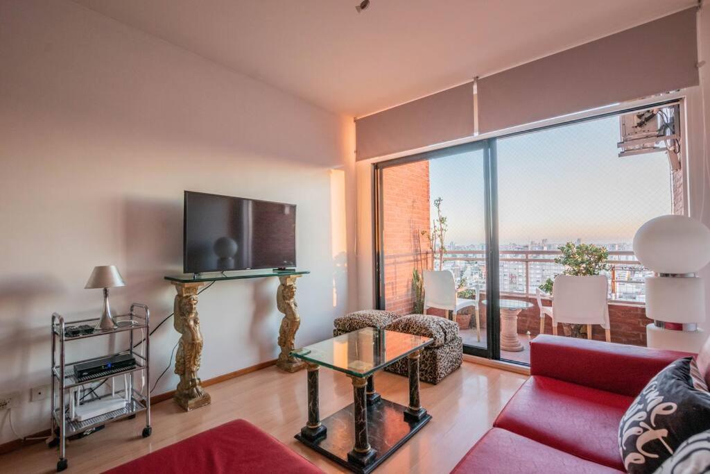 Vista panoramica piso 20, seguridad 24 hs, piscina & jardin, cochera disponible para alquilar Palermo Soho