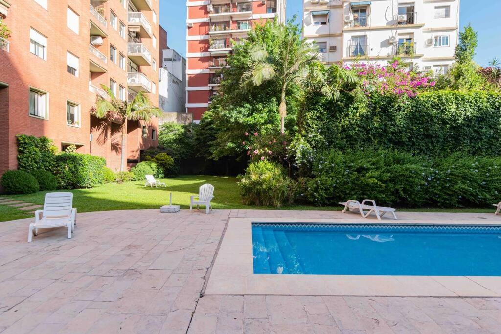 Hermoso depto para 4 con seguridad 24 hs espectacular piscina, jardÍn y cochera opcional aparte dentro del edificio