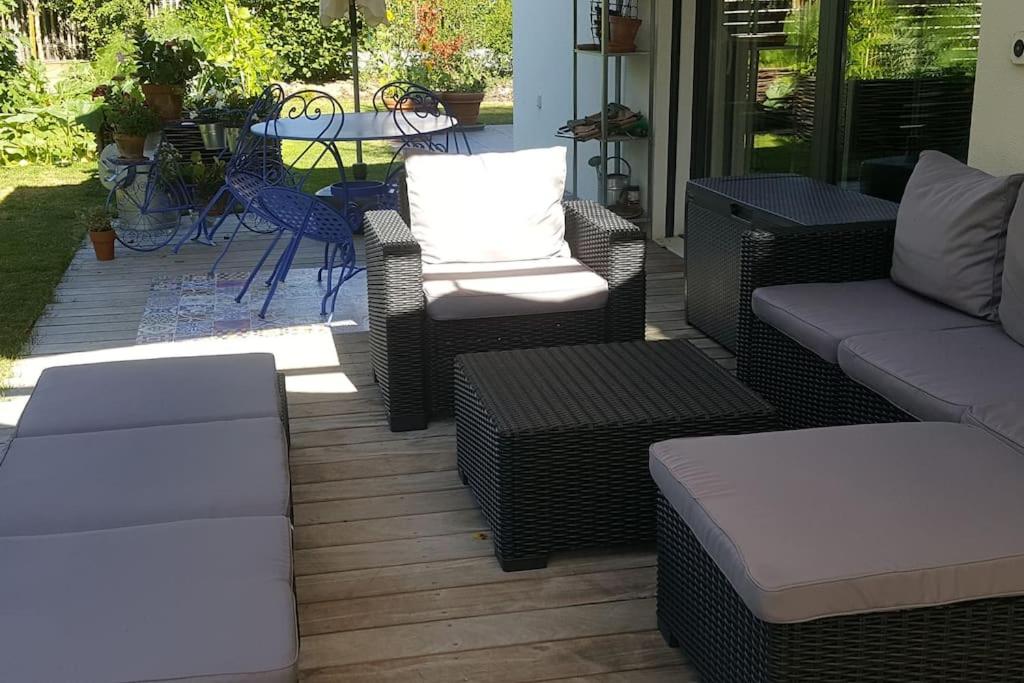Appartement dans un jardin