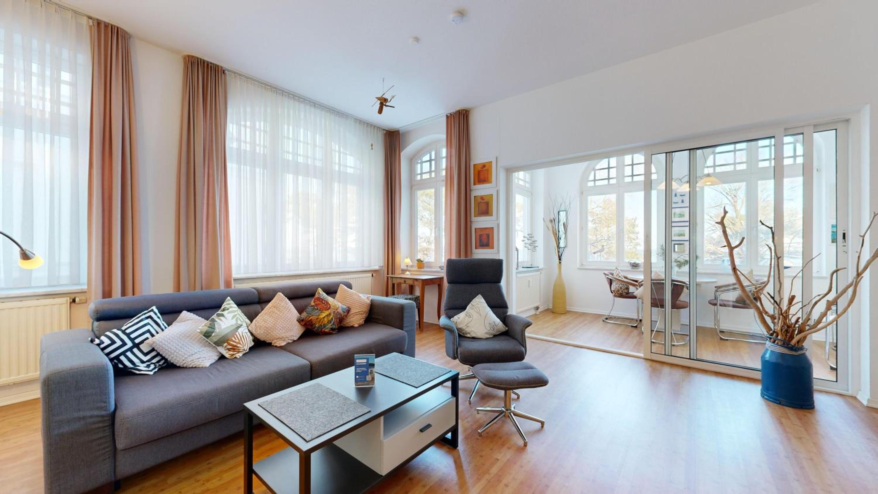 FeWo direkt am Strand mit Meerblick, Villa Sirene, Binz