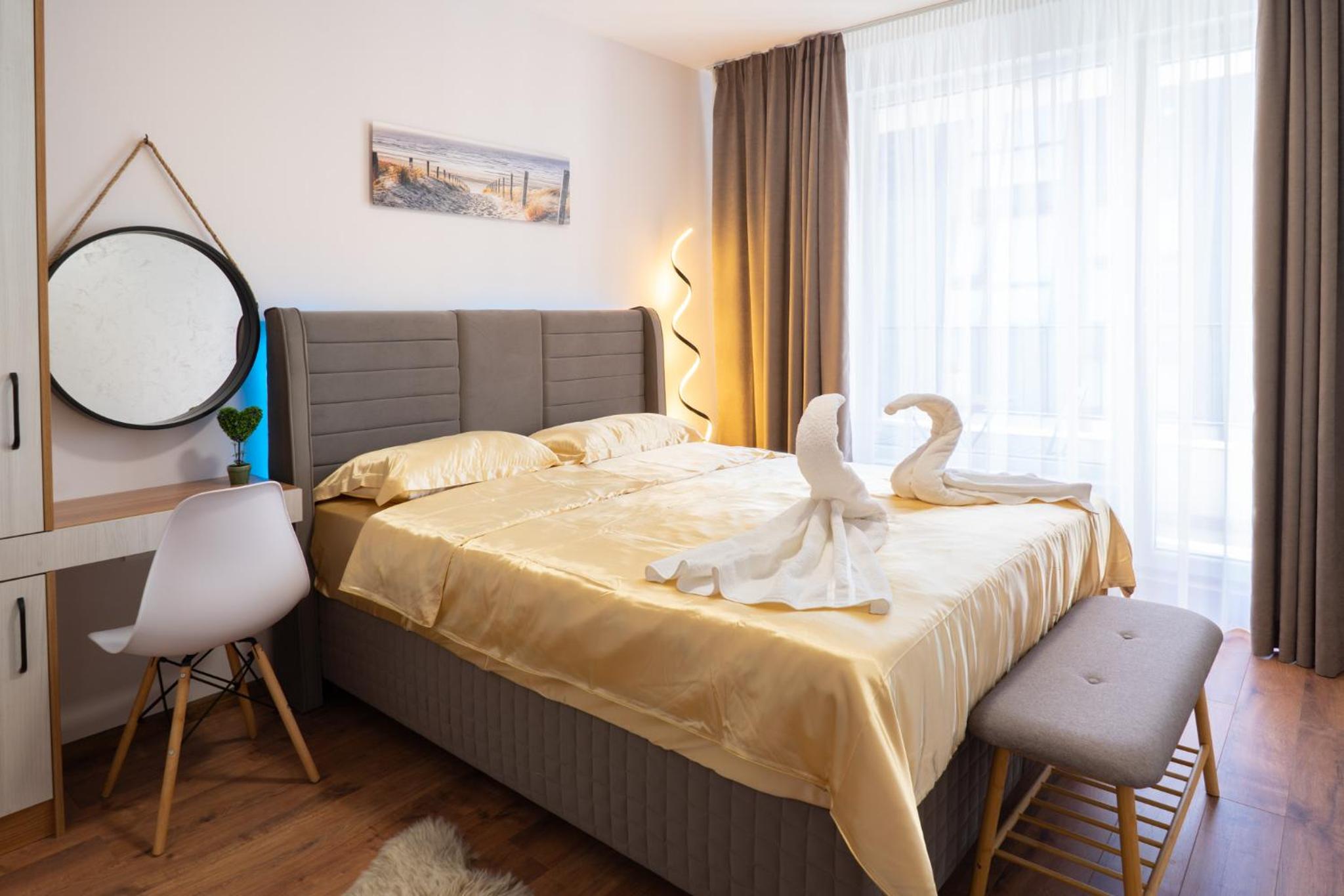 New Modern & Cozy apartment with FREE Private parking and EV charging station