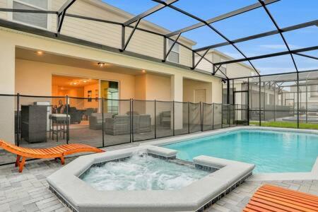 Magnificent 9BR Getaway Villa by Disney w Pool Game Rm view 5