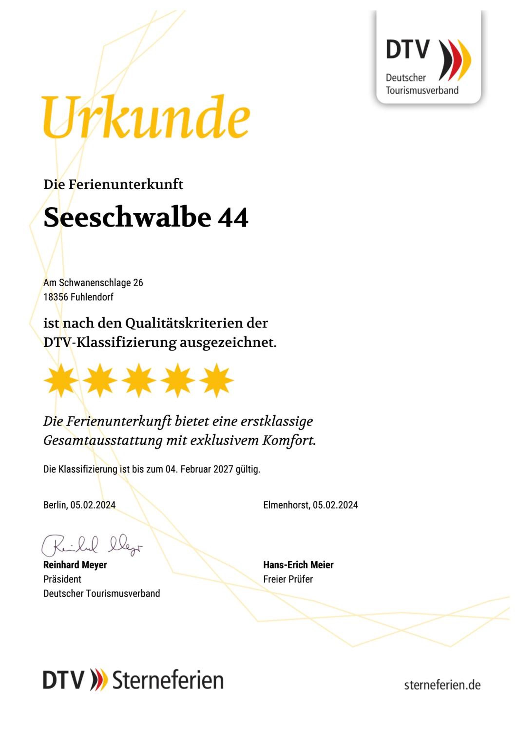 Ferienhaus Seeschwalbe 44