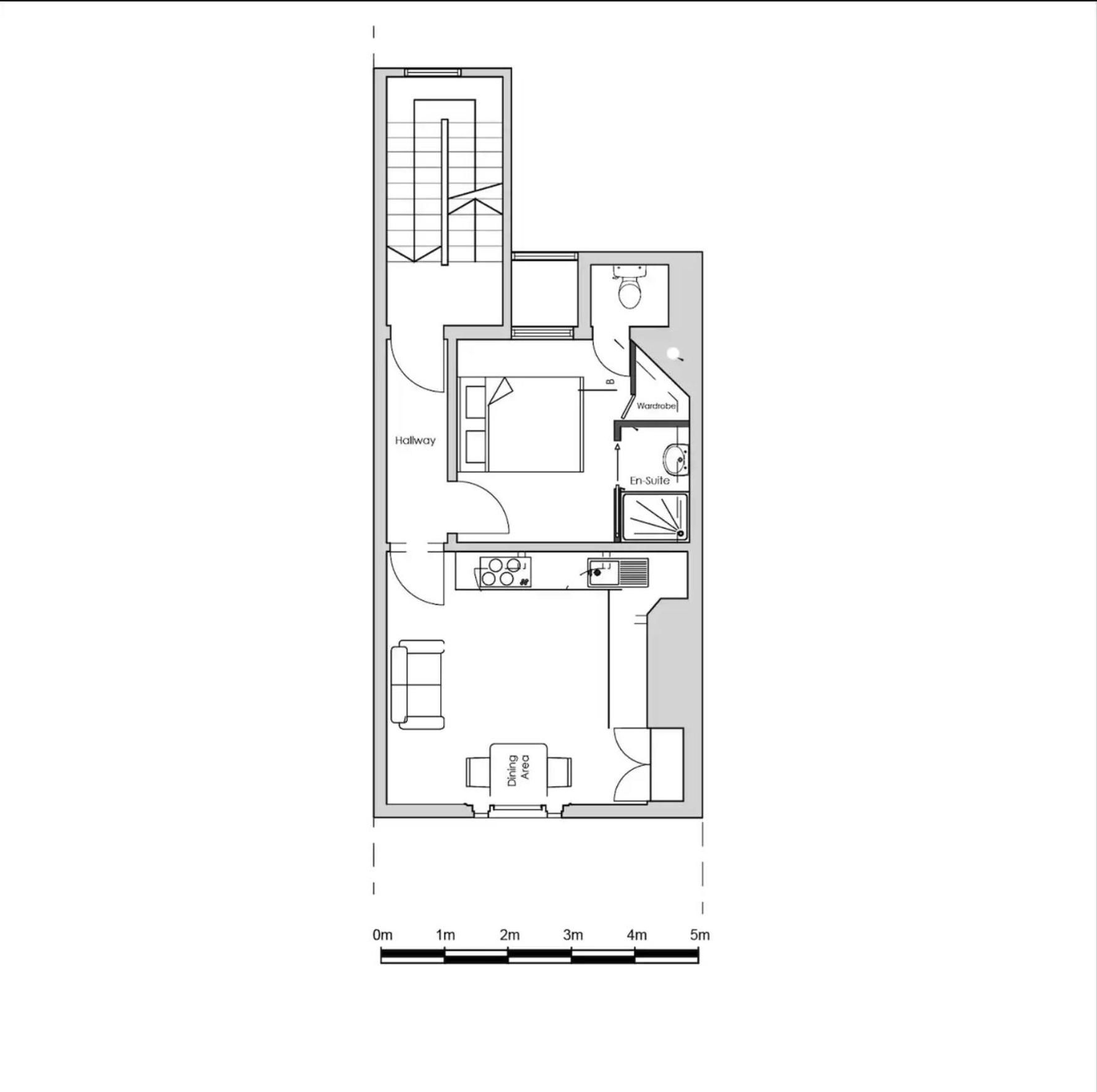Central Bath Japandi Apartment Artizans Den view 3