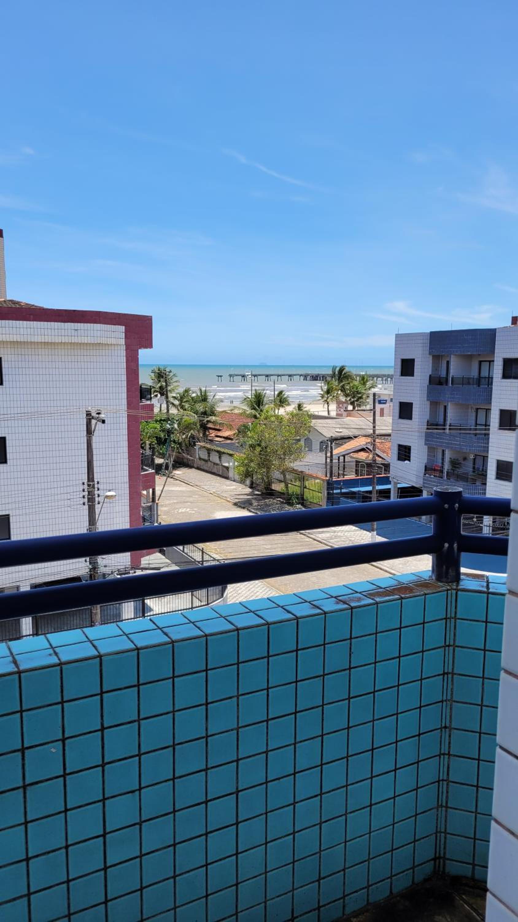 Apto Mongaguá frente p/ praia