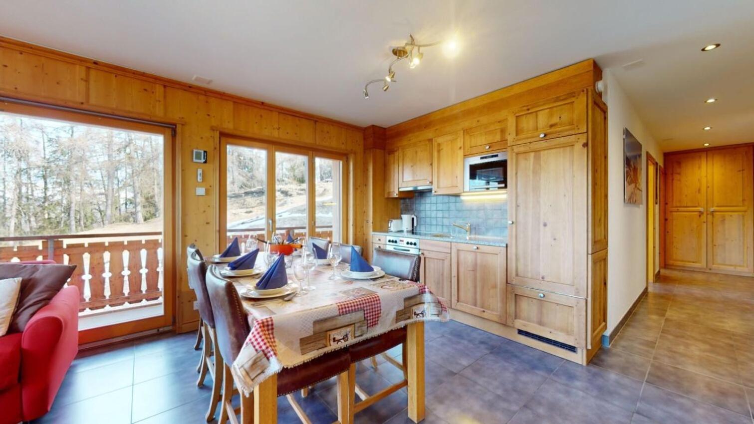 Hauts de Veysonnaz HV1 012 - SAUNA apartment 6 per