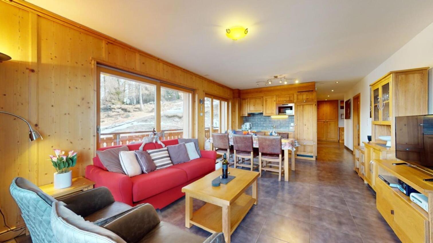 Hauts de Veysonnaz HV1 012 - SAUNA apartment 6 per
