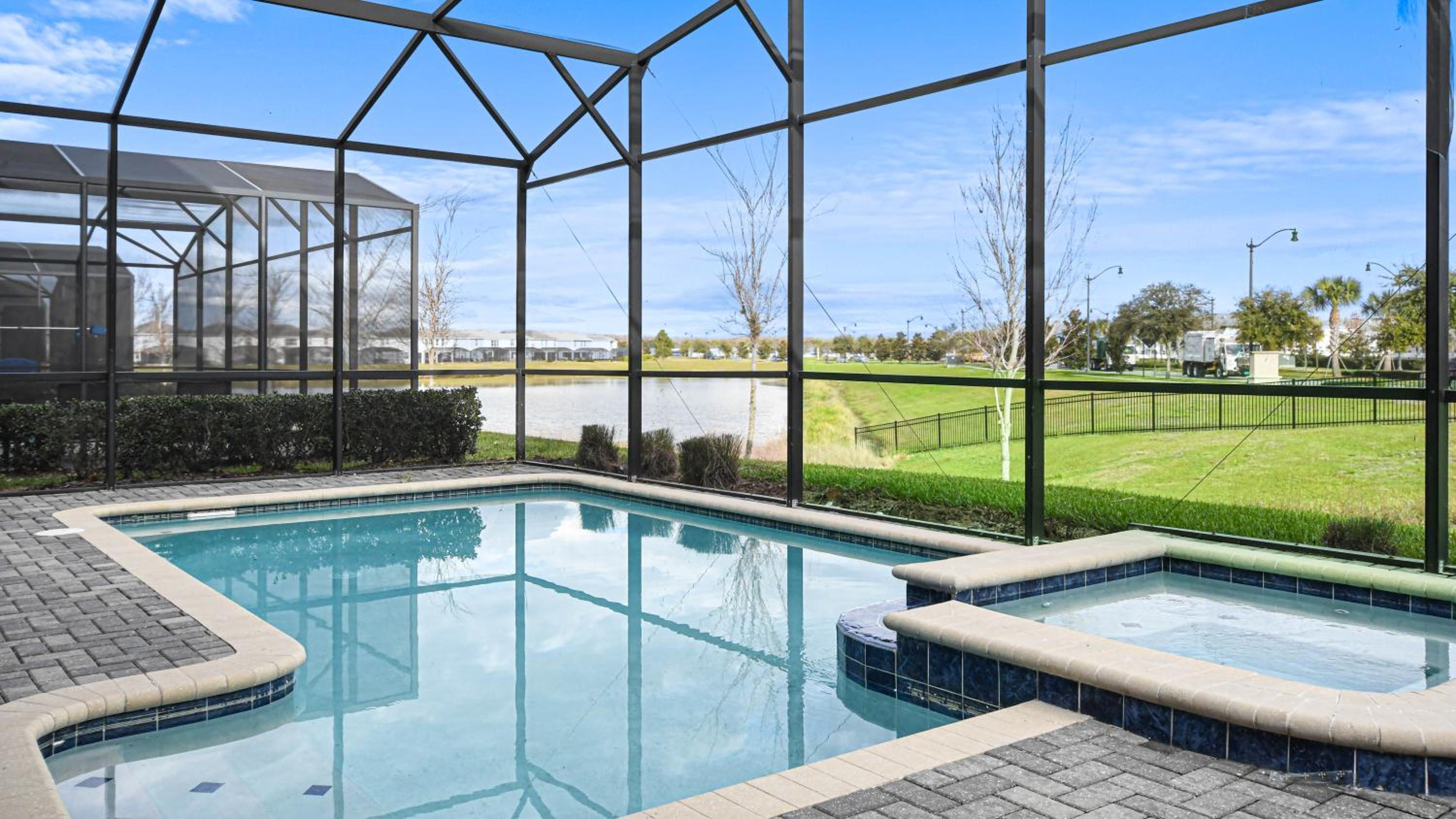 Luxurious 10-Bed Lakefront Retreat Near Disney view 3