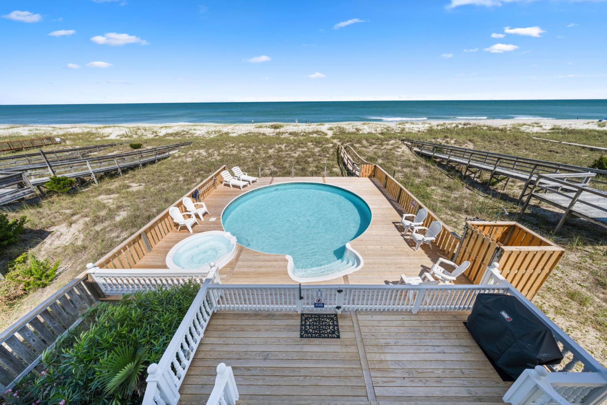 SEA2SKY Ocean front private pool and spa view 4