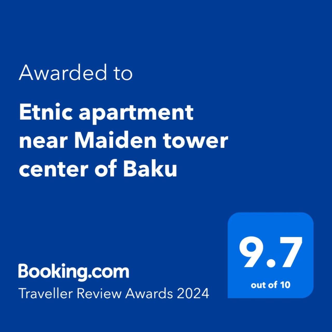 Etnic apartment near Maiden tower center of Baku
