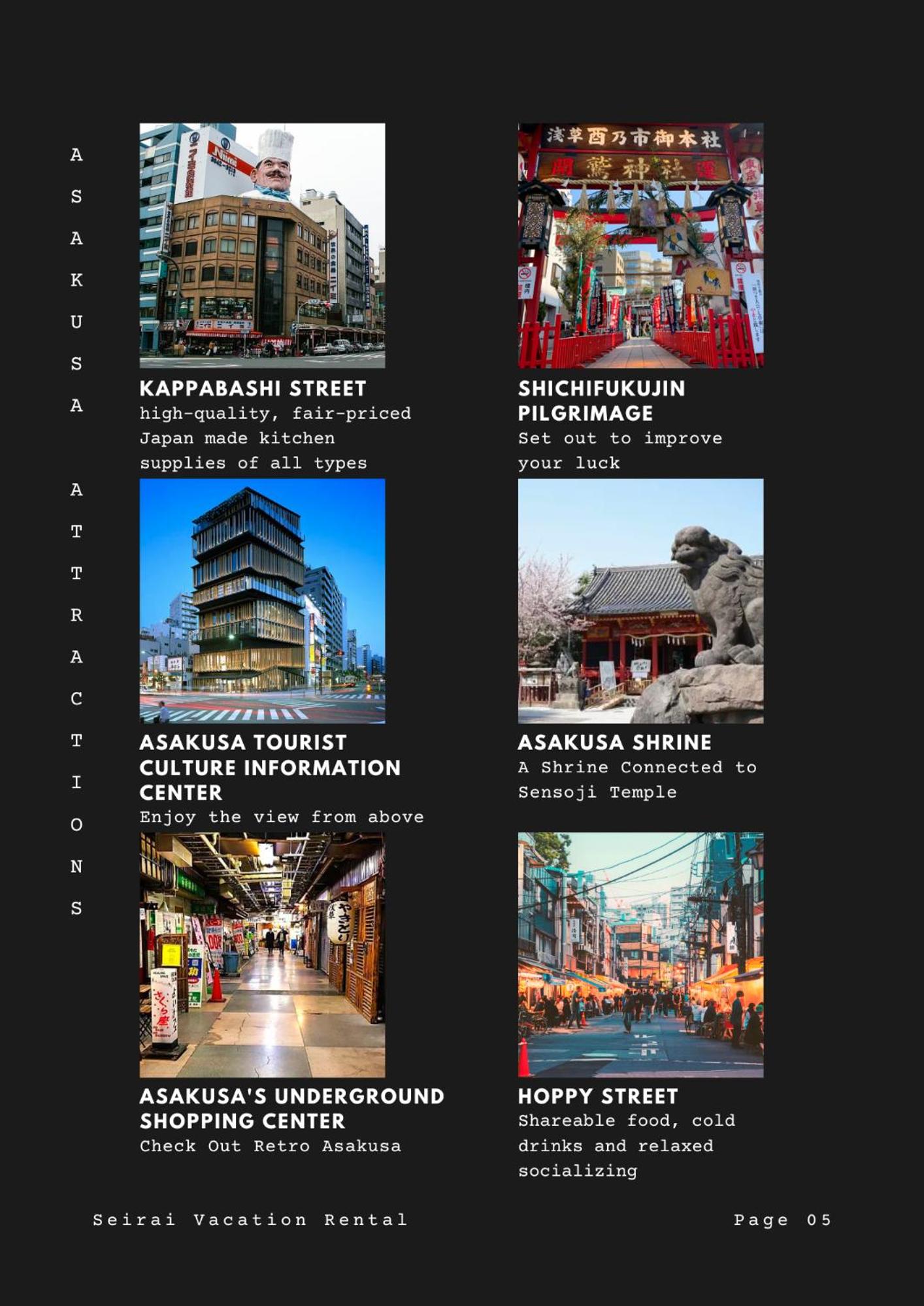 ACOE ASAKUSA - 3 minutes from station