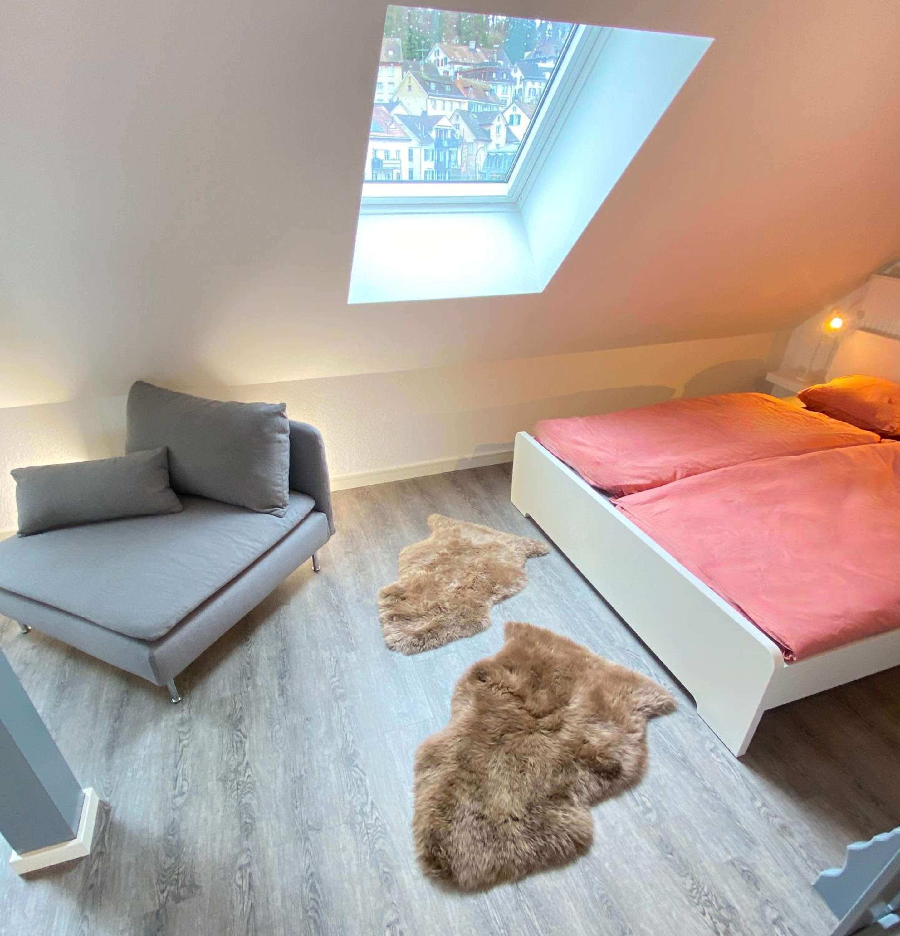 Ruhige, neue Dachwohnung an Altstadt, nähe Messe