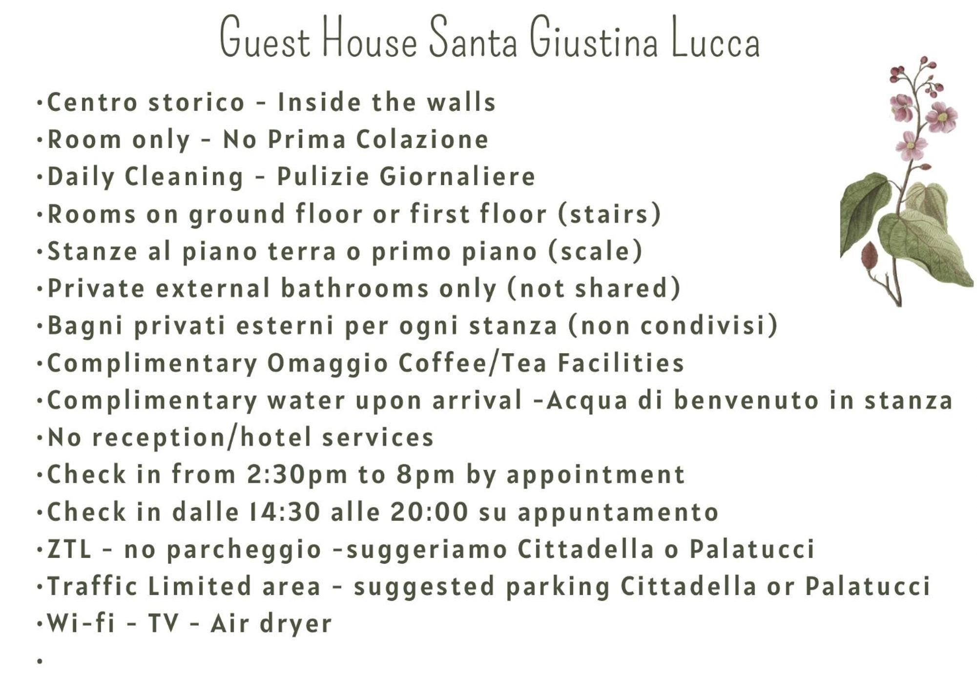 Guest House Santa Giustina Lucca Centro Storico — photo 14
