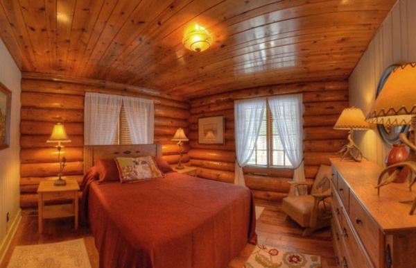 Historic Log Cabin #14 at Horse Creek Resort view 4