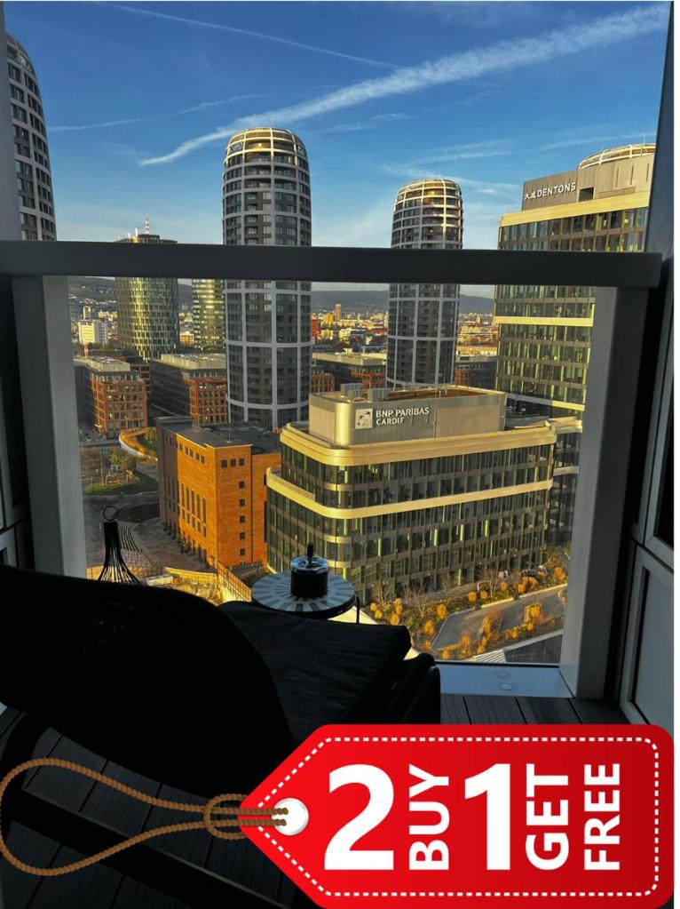 SKAU Panorama Family & Business Apartment City View Free Parking