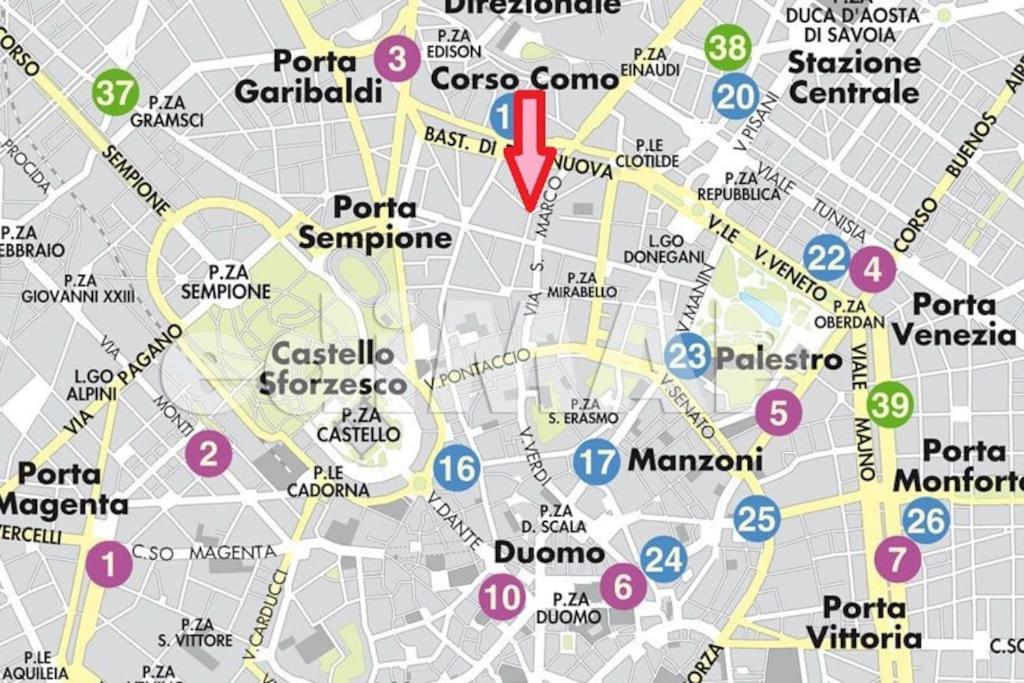 Milan City Center Airport Lounge Feel - Speed Winter Vibe - Taxi-no-need B&B