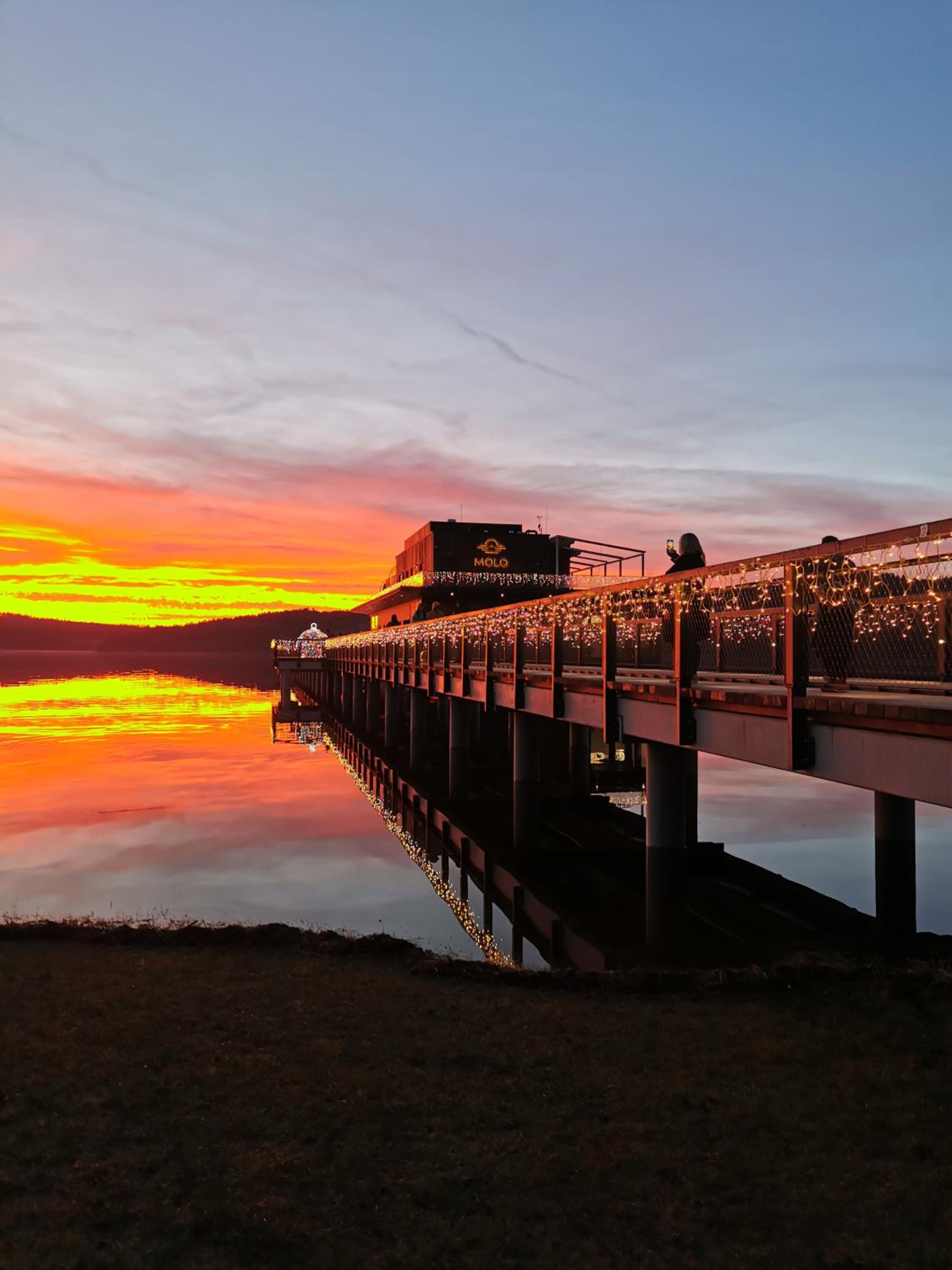 Apartmán s terasou a výhledem na jezero Lipno
