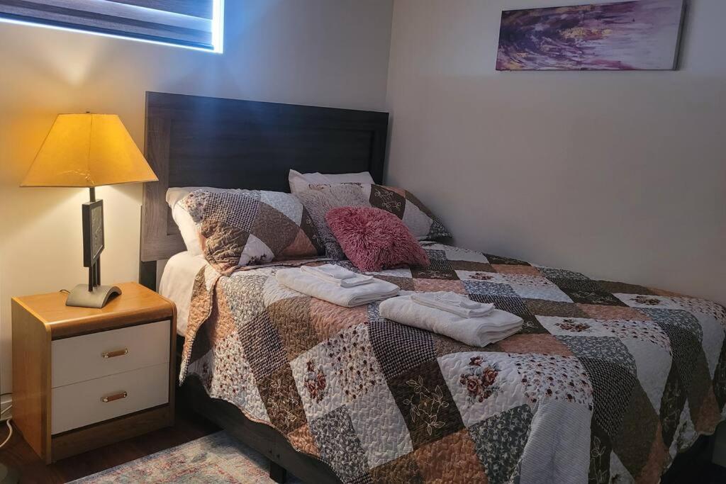 Two luxury bedrooms in the basement