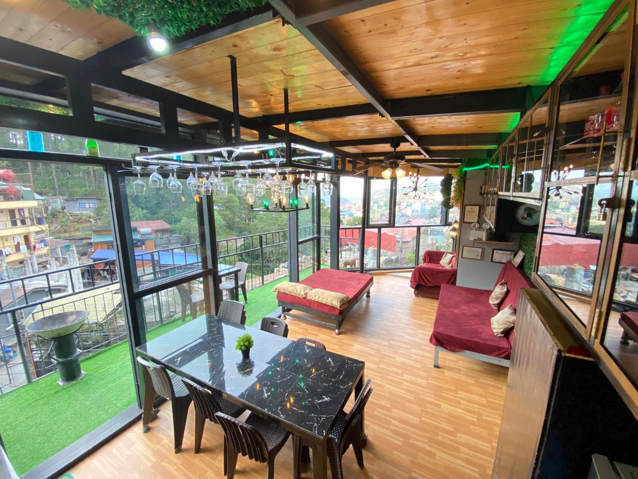 Holyghost Veranda Baguio Transient Guest House 42 step rooftop view 4