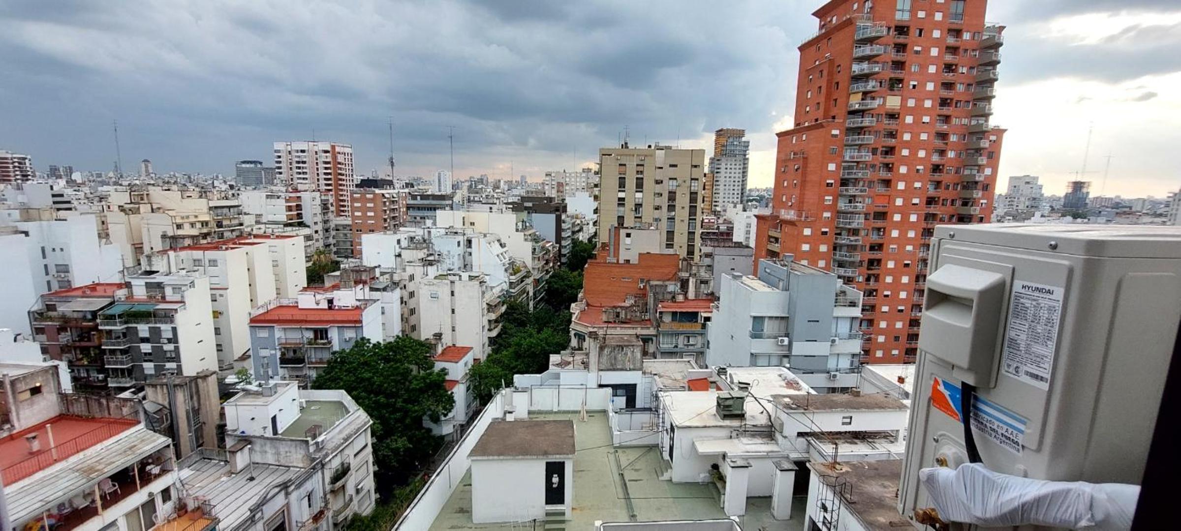Palermo piso alto vista abierta todo luz y sol
