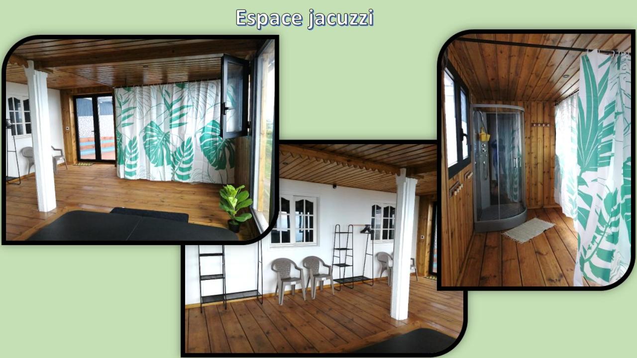 Le Belvédère du Piton Hyacinthe grande villa capacité 22 personnes avec vrai jacuzzi billard trampoline babyfoot view 3