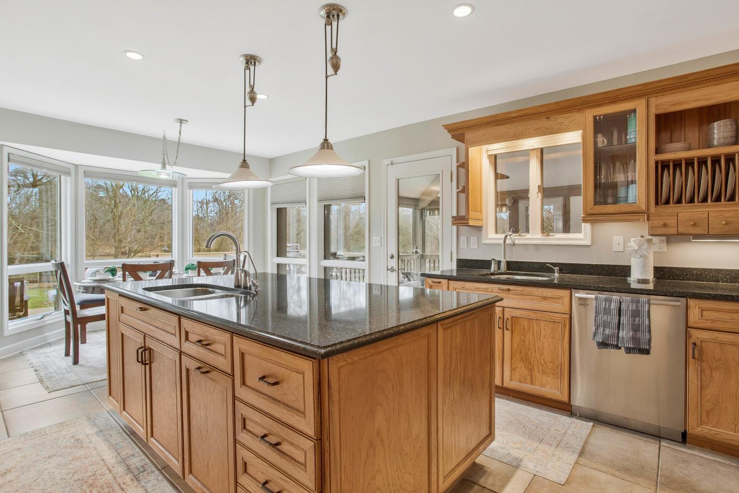 Gorgeous Creek Side Ranch-Style Estate With Dock view 5