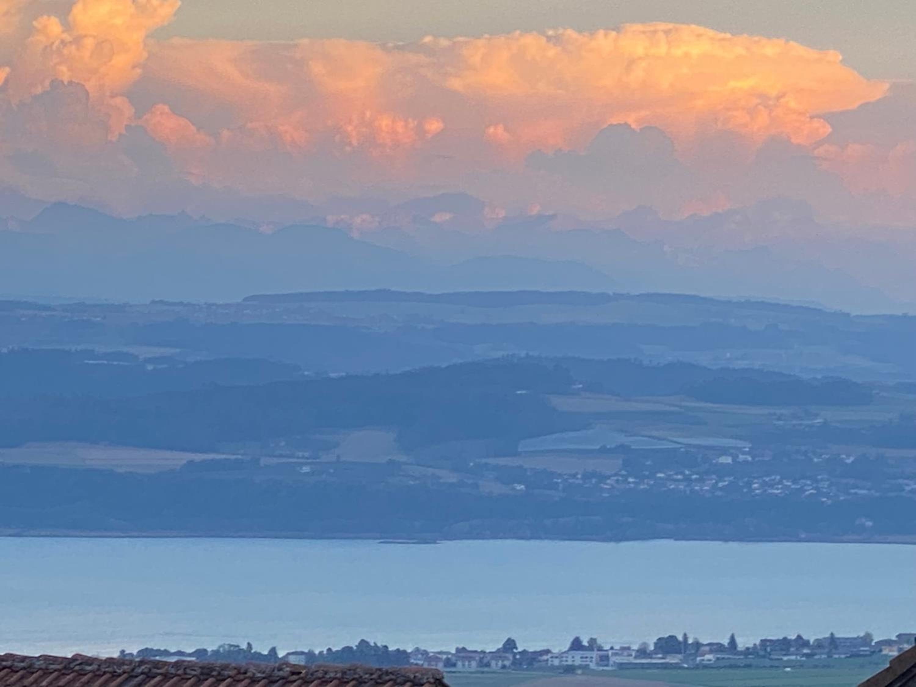 Tévenon Vue Panoramique Alpes-Lac