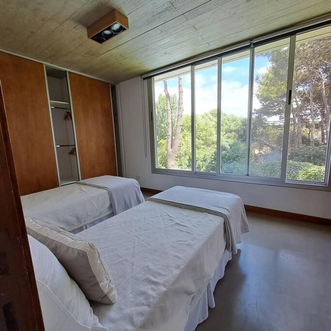 Moderna casa en la playa.