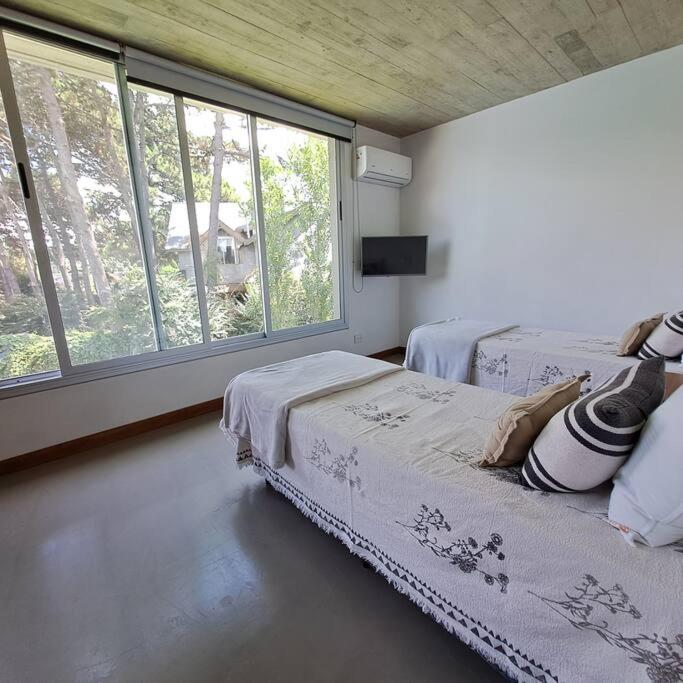 Moderna casa en la playa.