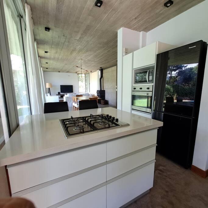 Moderna casa en la playa.