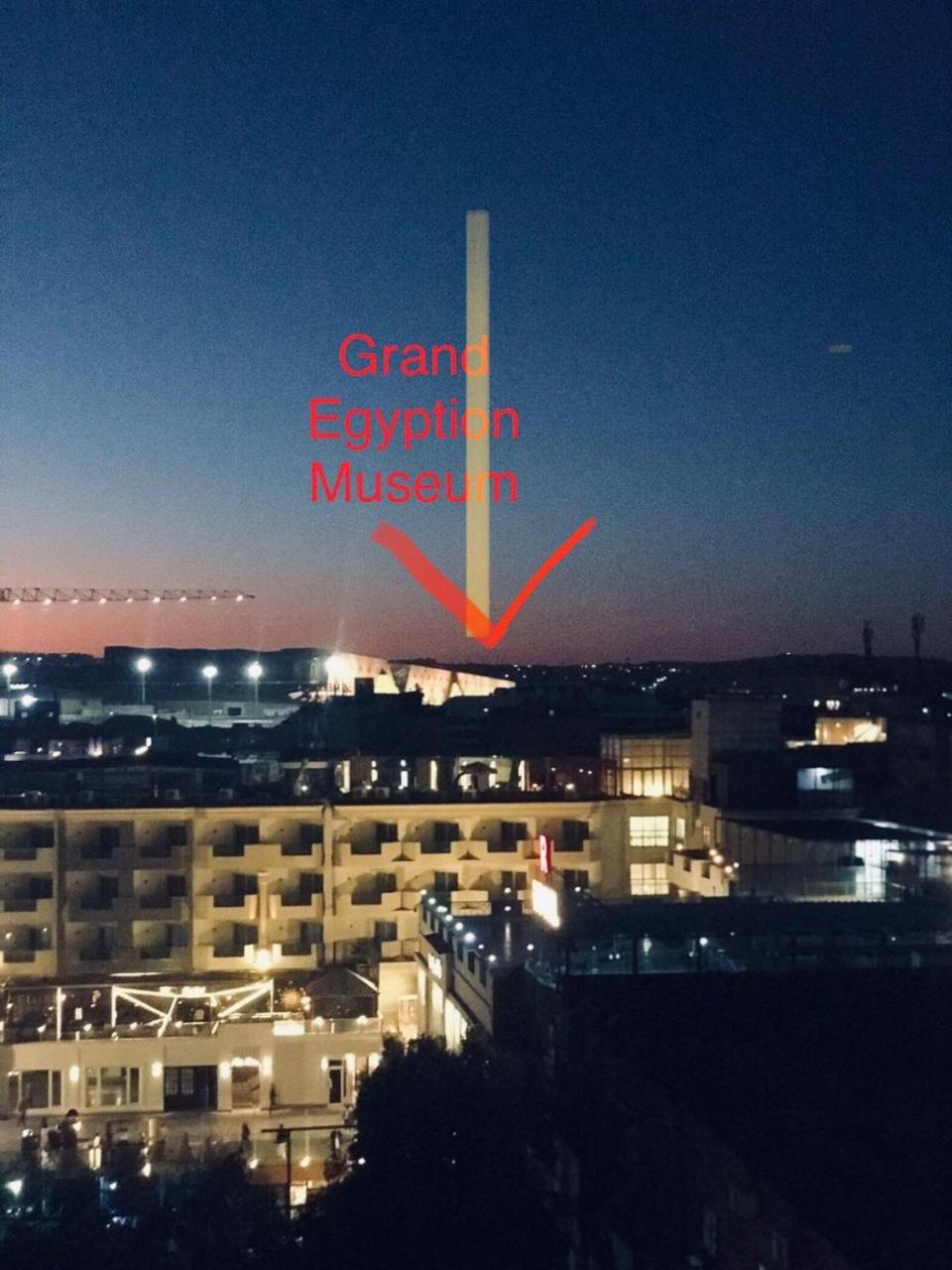 Apartment view pyramids