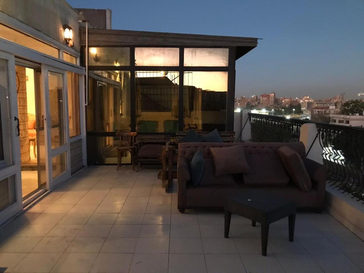 Apartment view pyramids