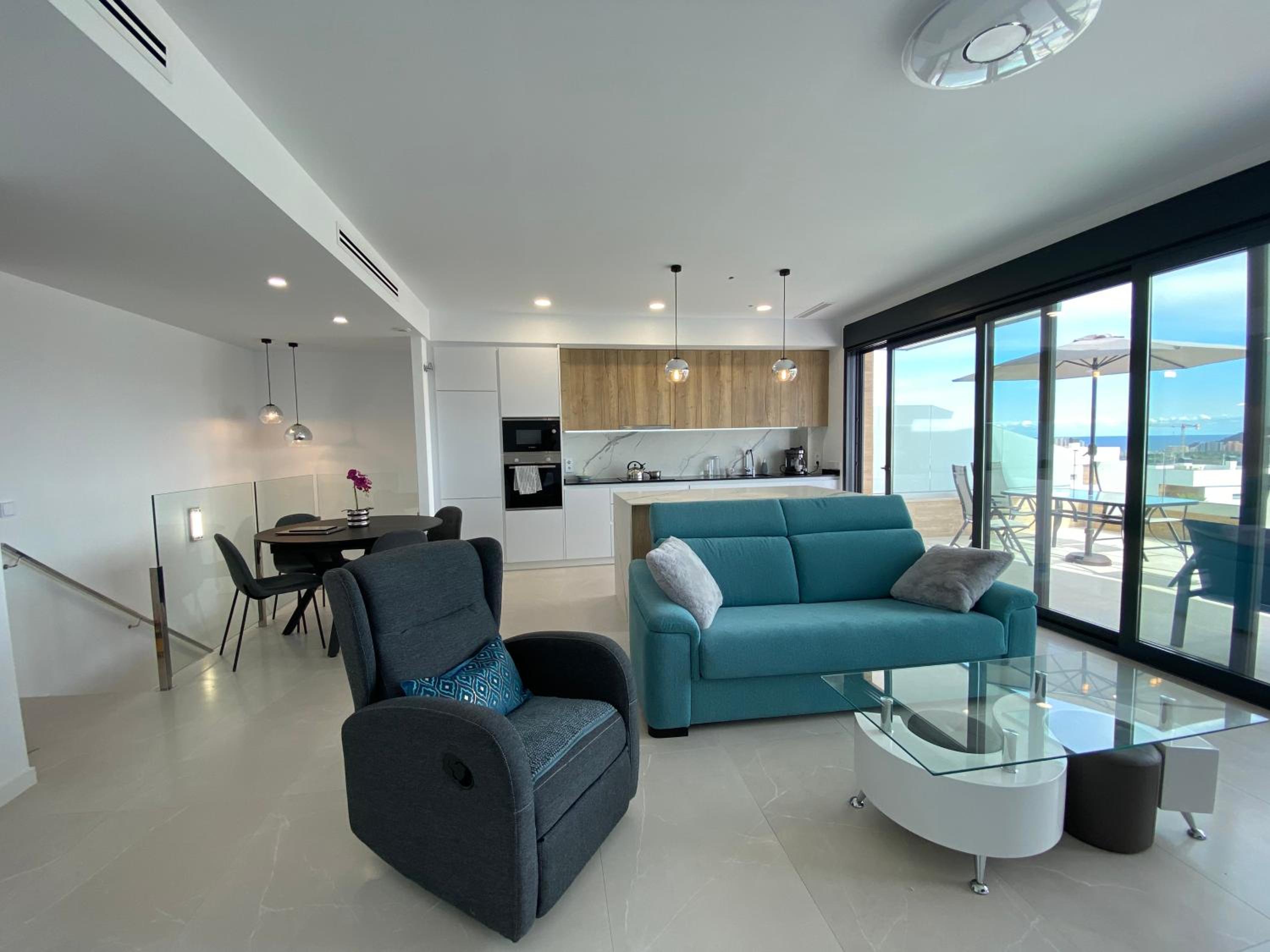 Sea View Mountain Duplex near Benidorm