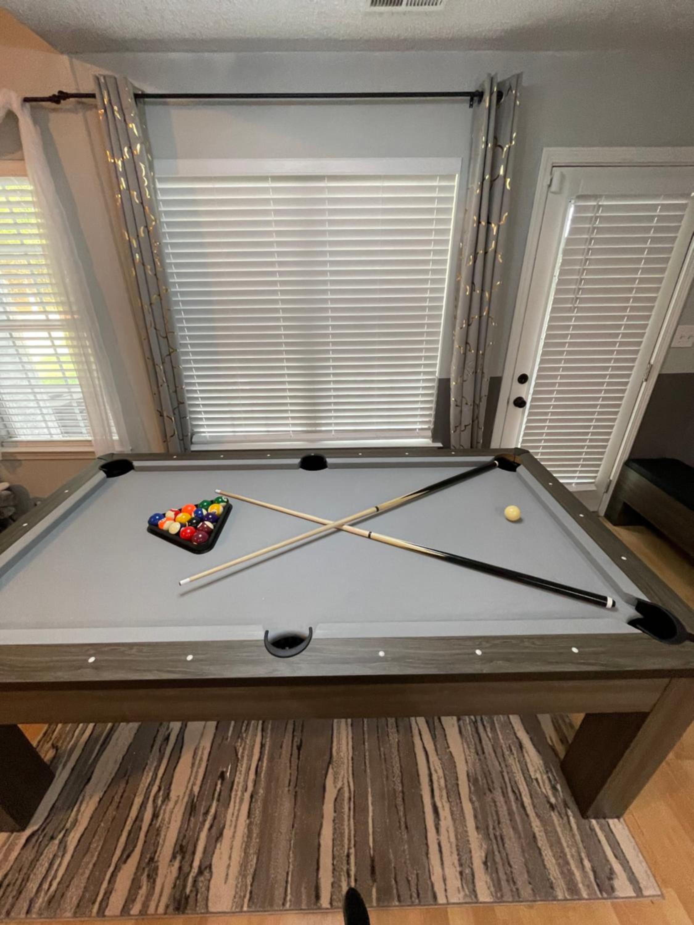 Outdoor getaway with pool table view 3