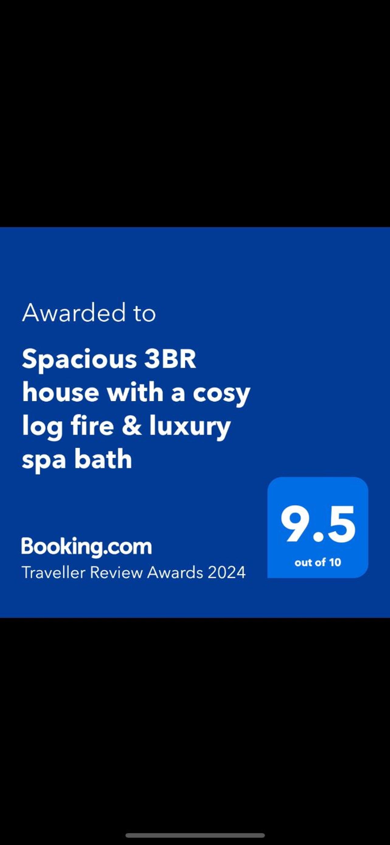 Jarvis Place Spacious 3BR house with a cosy log fire & luxury spa bath