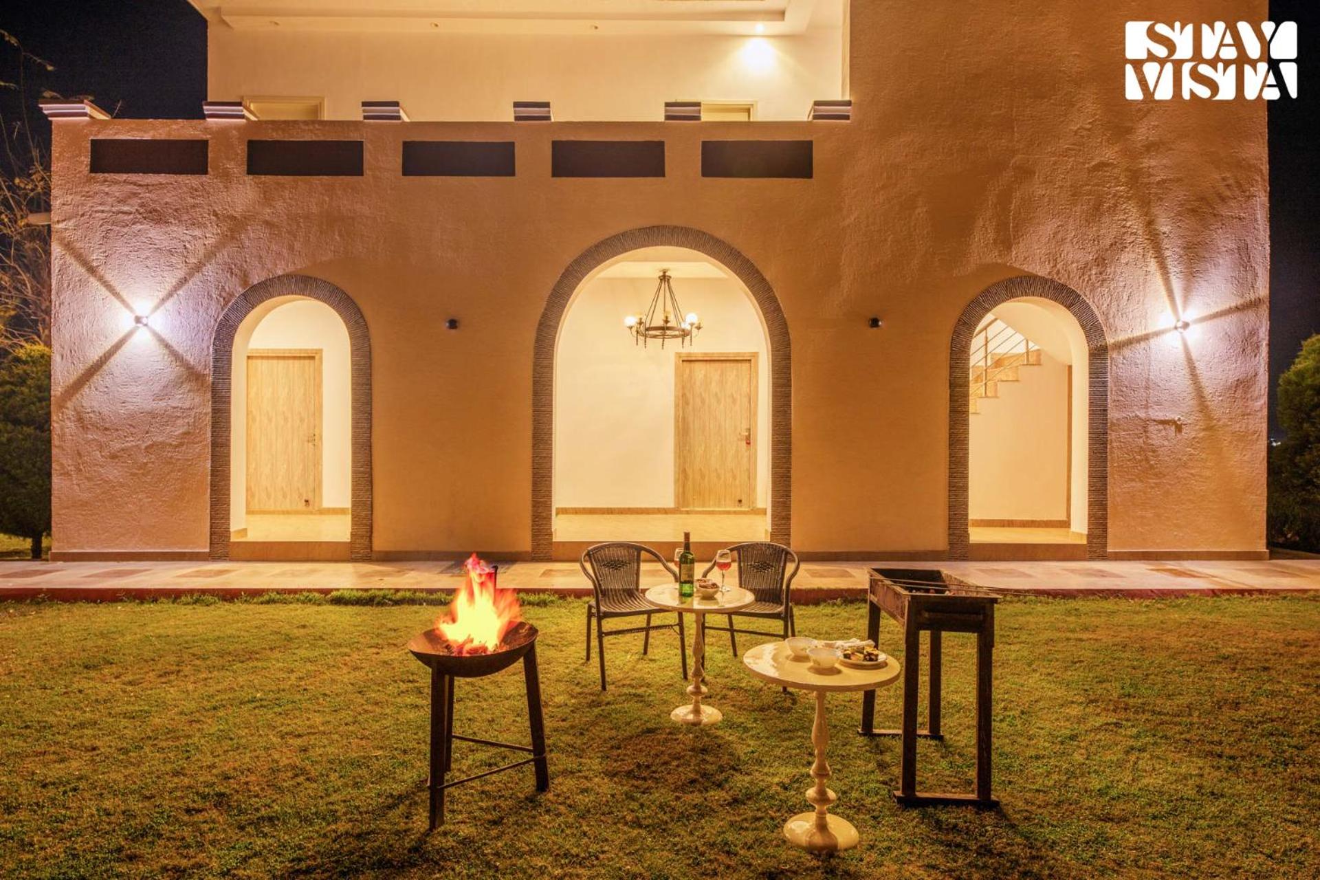 StayVista's Lake Pearl Serenity - Riverside, Mountain-View Villa with Jacuzzi, Sprawling Lawn & Terrace view 3