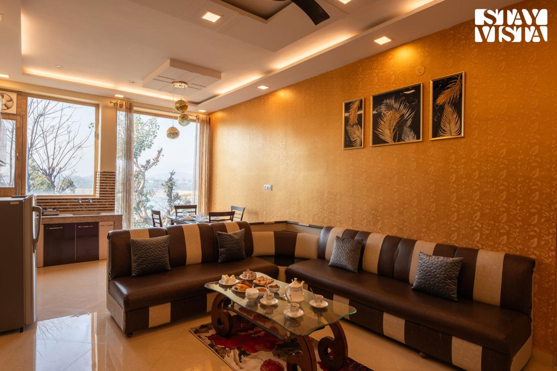 StayVista's Lake Pearl Serenity - Riverside, Mountain-View Villa with Jacuzzi, Sprawling Lawn & Terrace view 5