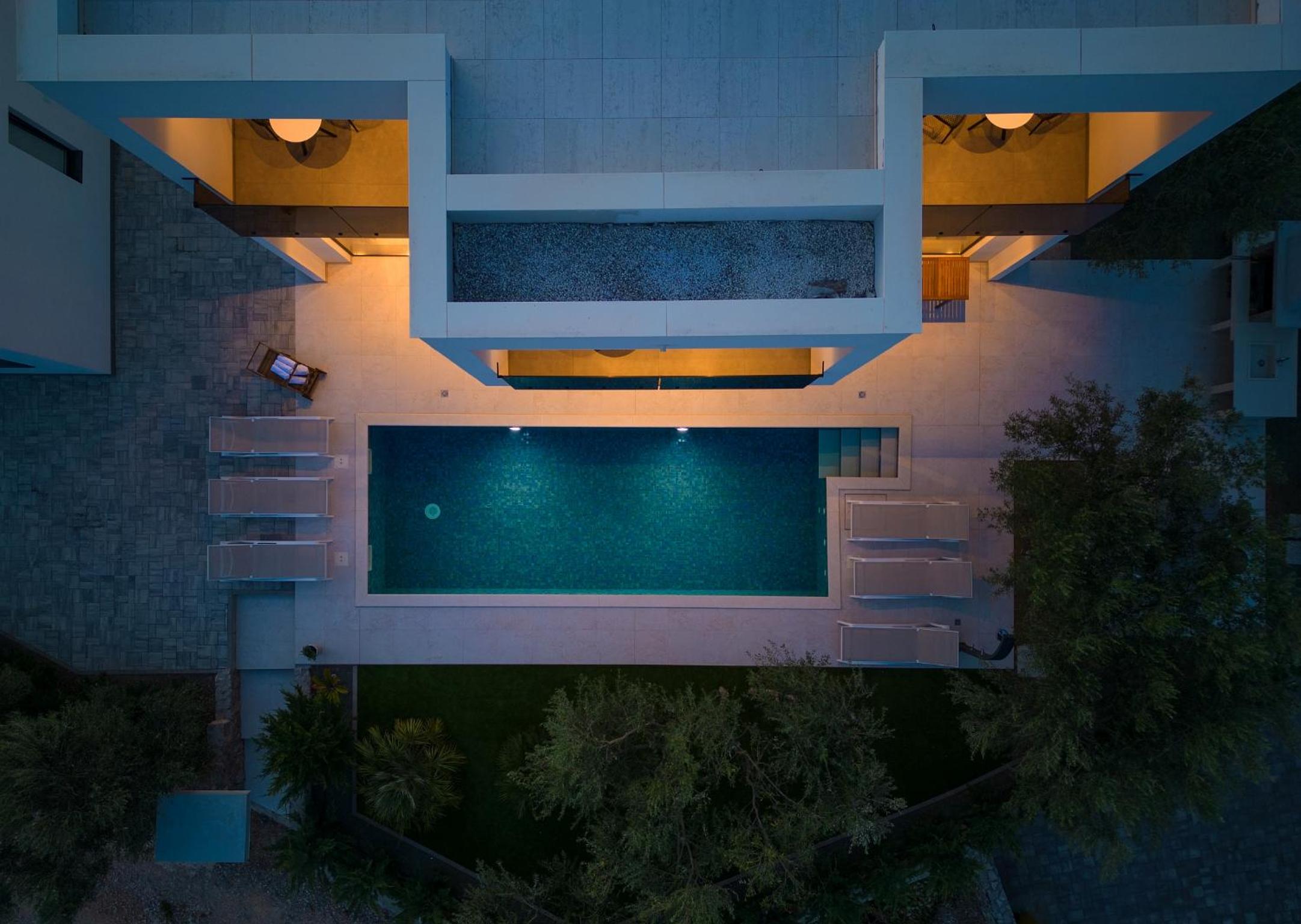 Villa Olive Garden with heated pool and sauna view 4