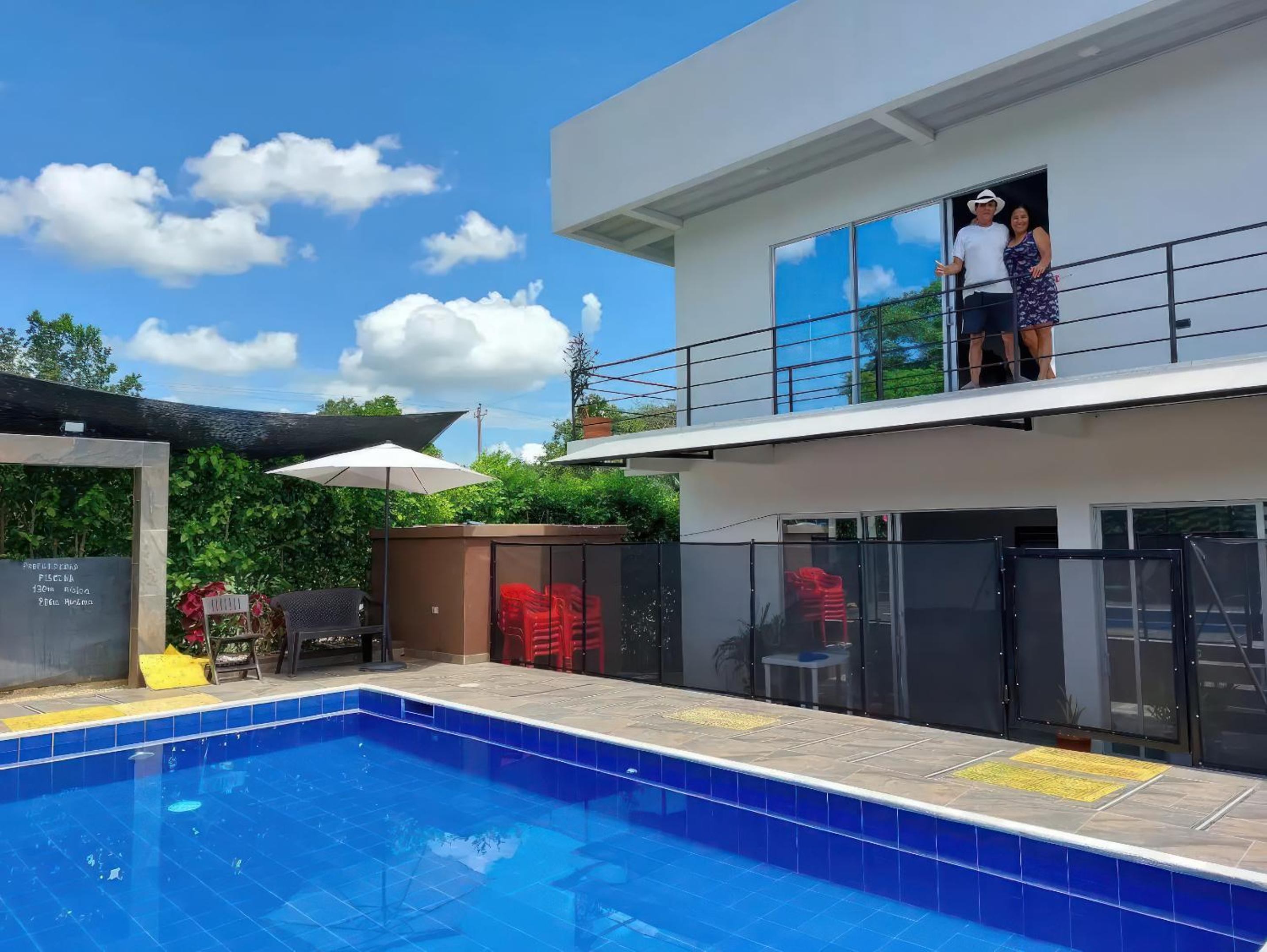 Casa con piscina privada y BBQ para Familias y parejas