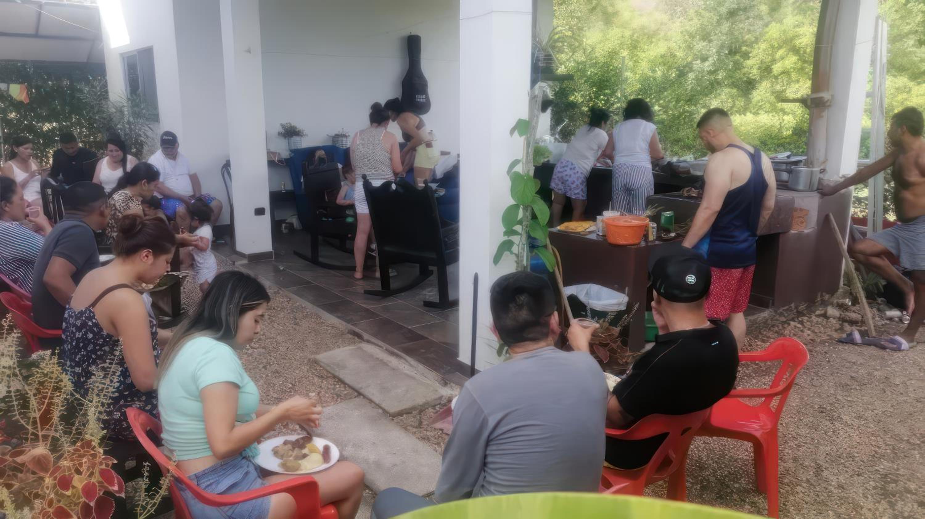 Casa con piscina privada y BBQ para Familias y parejas