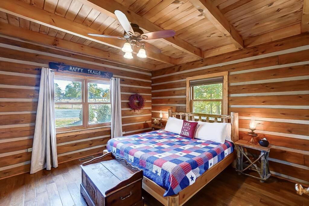 Large Log Cabin Chalet w/ Hot Tub - Horses & Lake! view 5