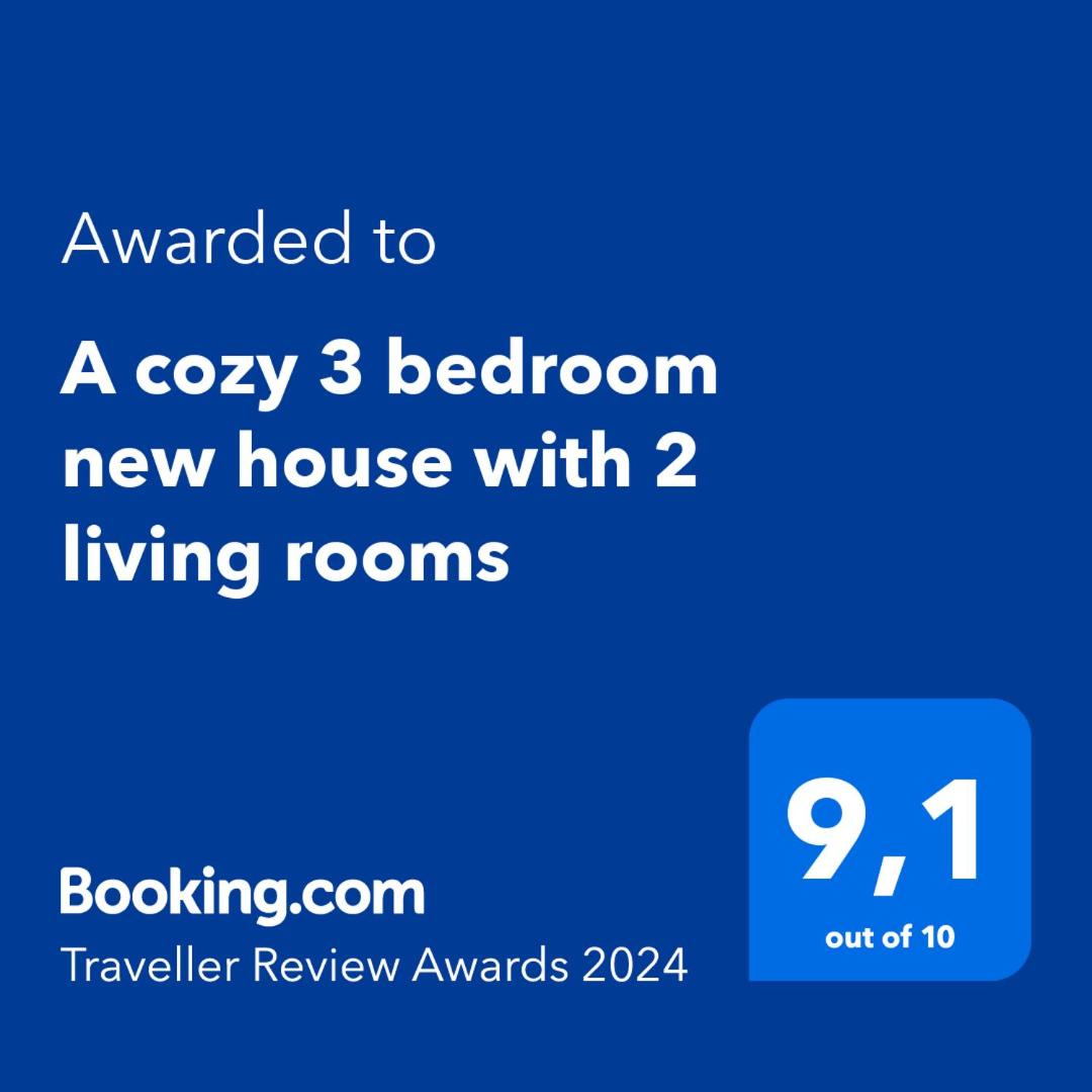 A cozy 3 bedroom new house with 2 living rooms