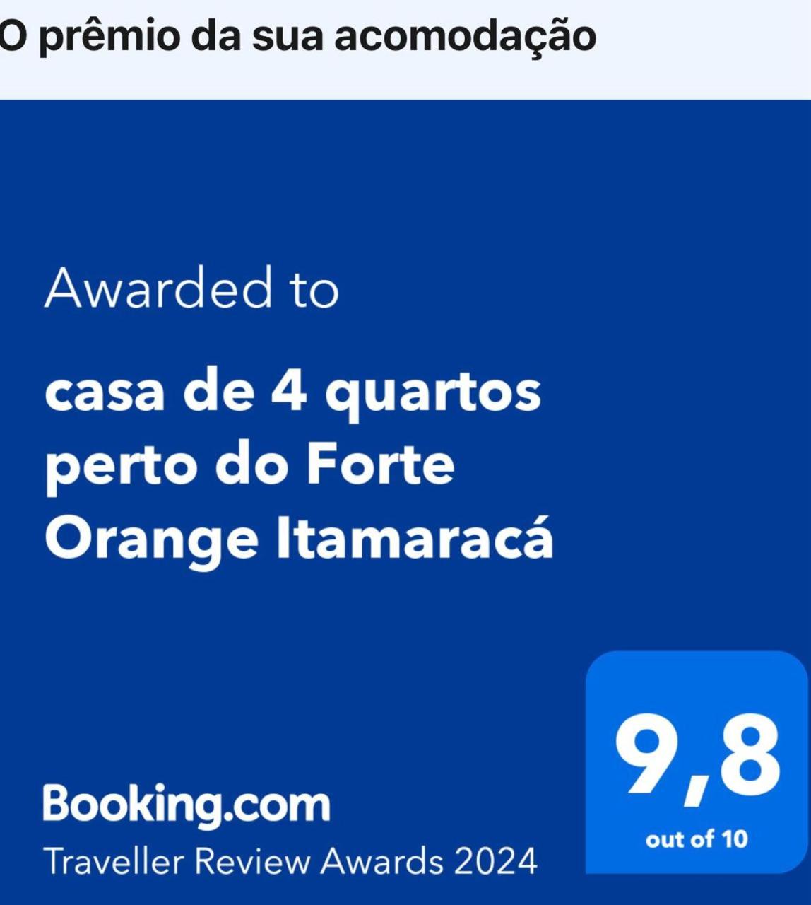 casa de 4 quartos perto do Forte Orange Itamaracá