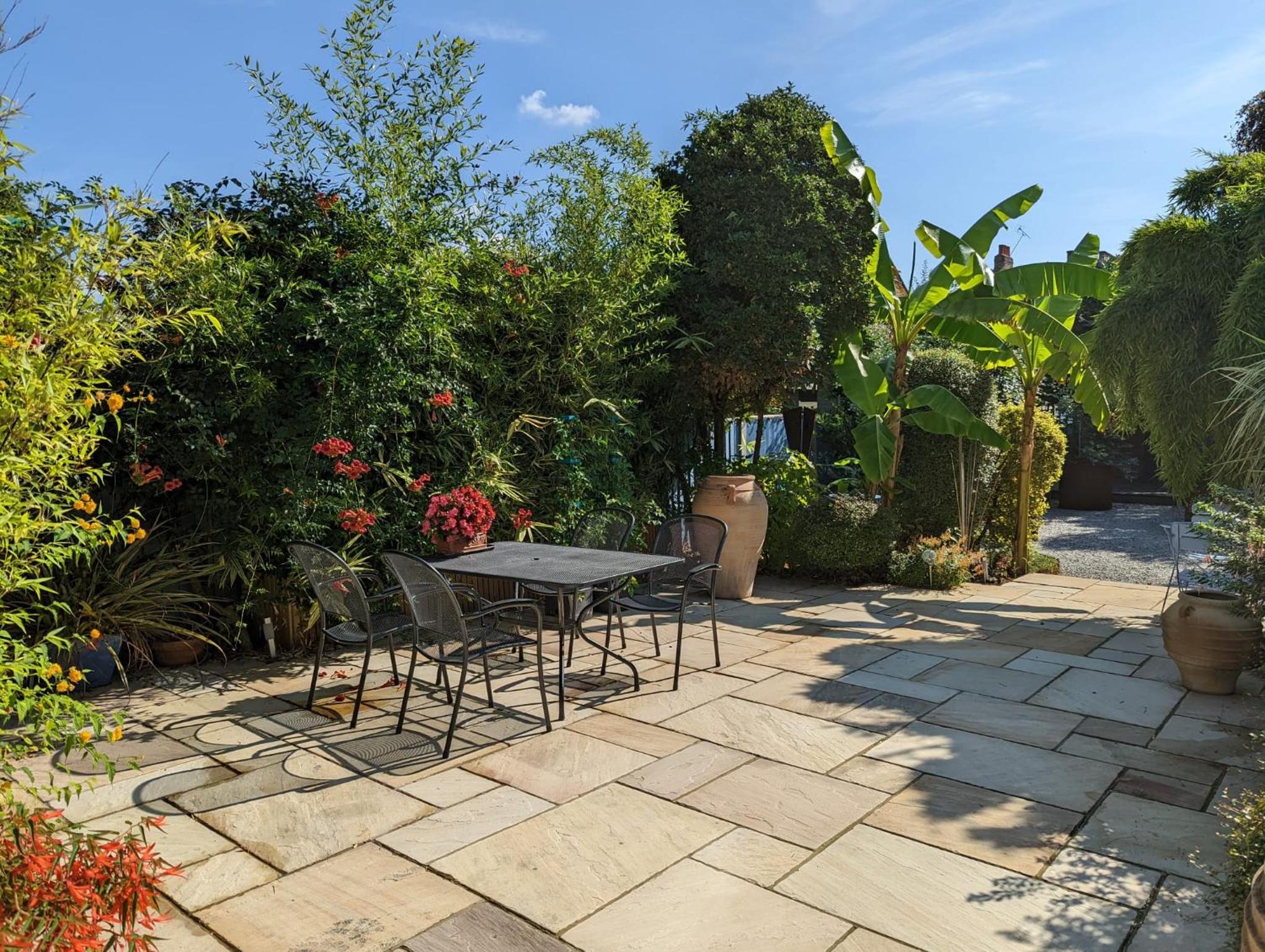 outdoor bbq area
