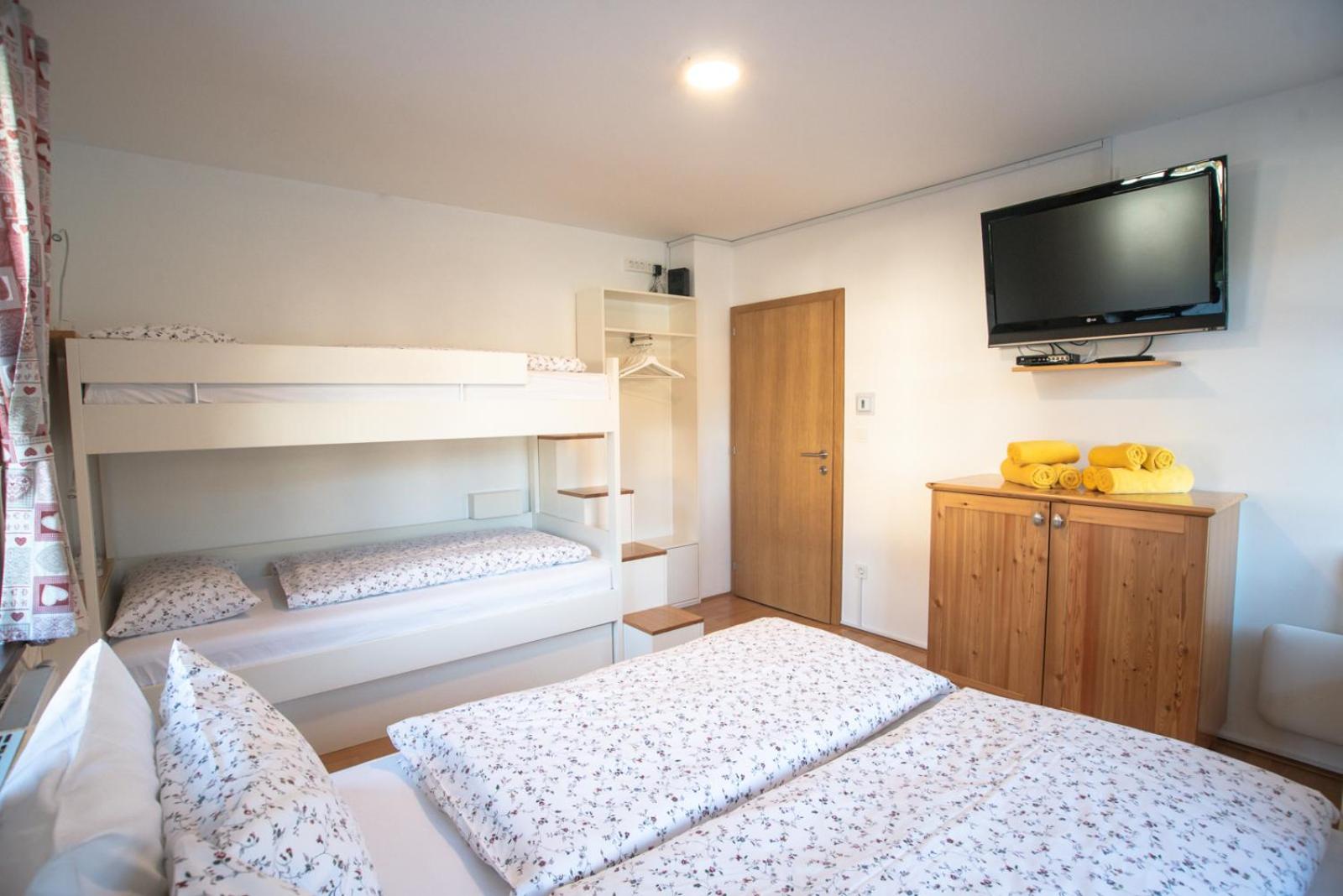 Apartment Hribovc with atrium and free parking