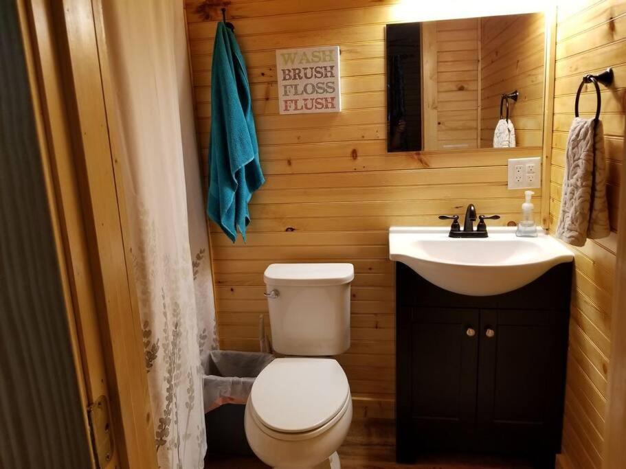 Waterwheel Cabin by the Creek view 2
