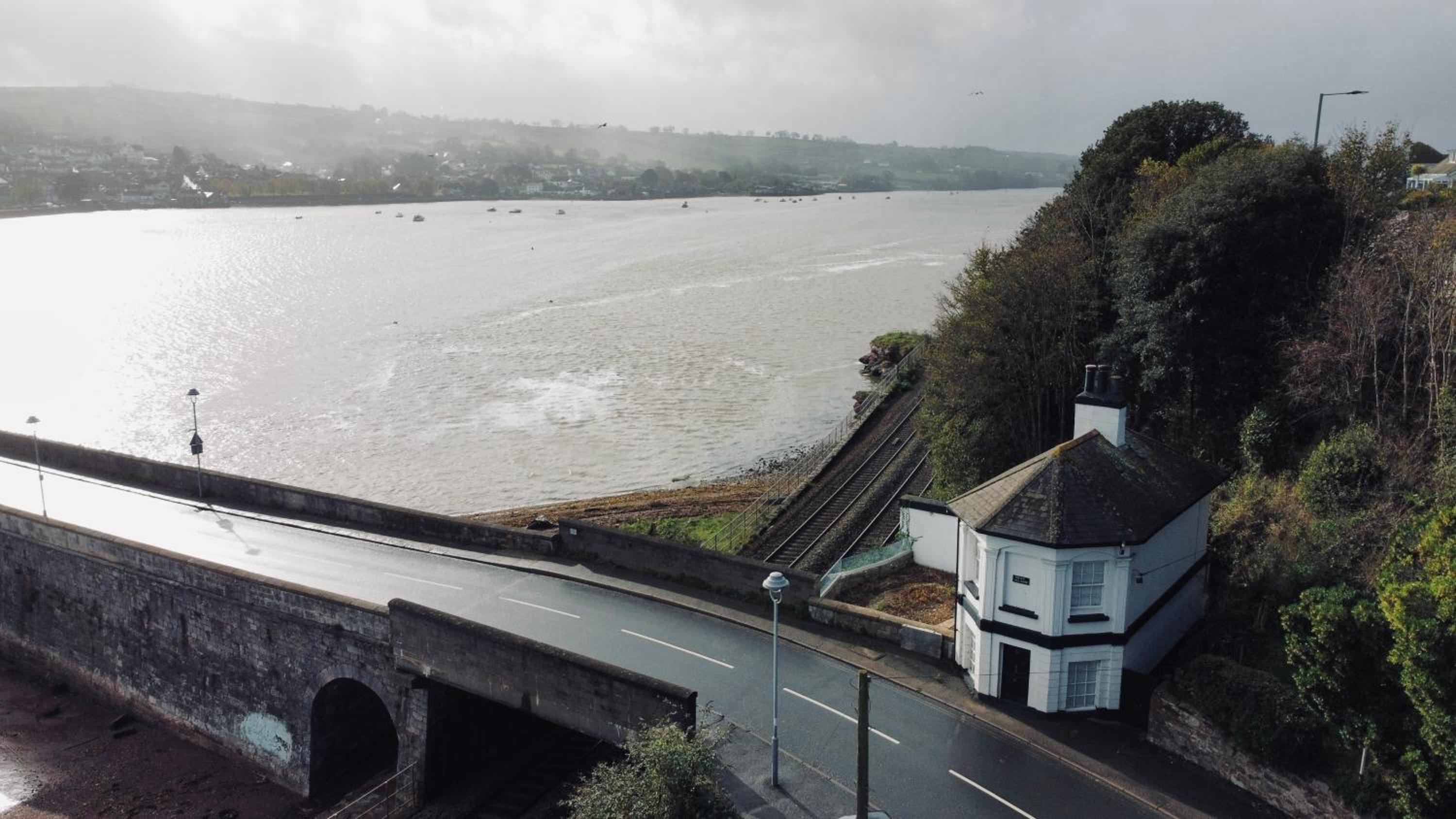 Historic 'Old Toll House' Shaldon Bridge with Parking view 3